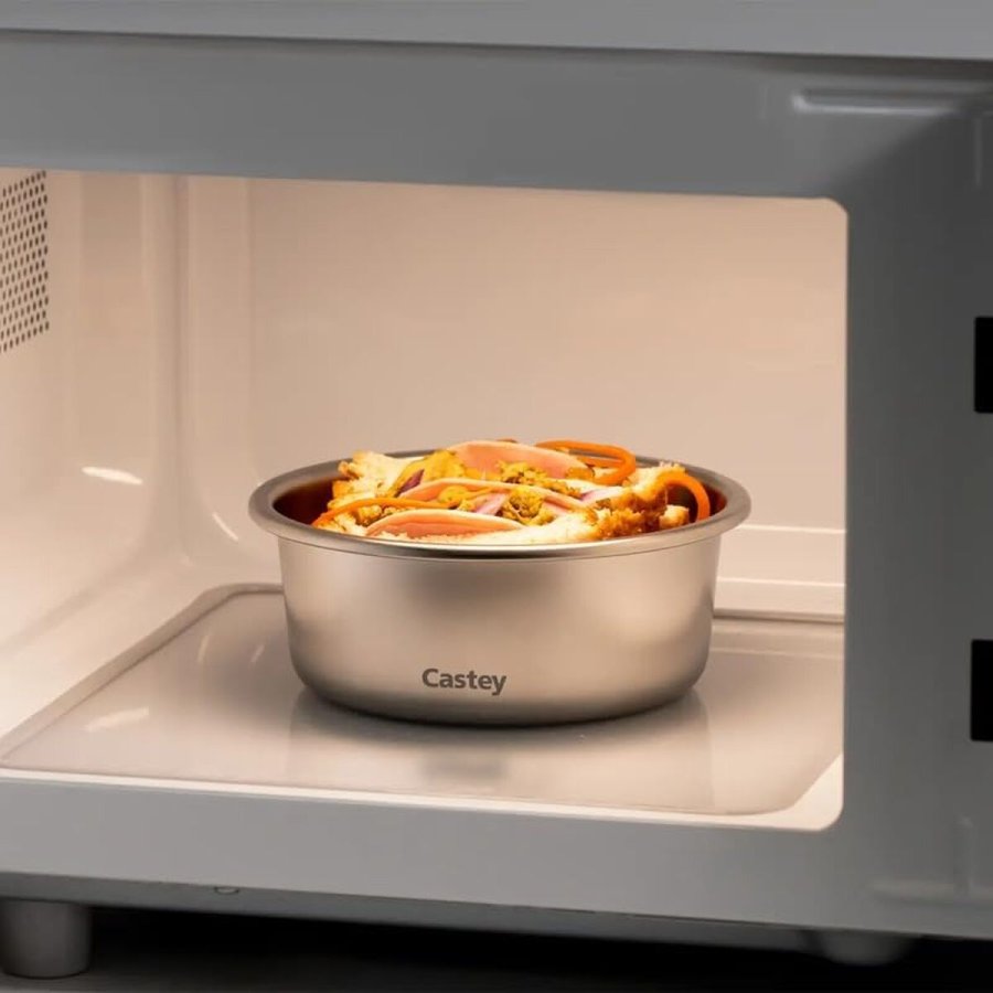 Madkasse Castey C-B650 S�lvfarvet Rustfrit st�l Kompakt 650 ml #9