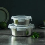 Madkasse Castey C-B650 S�lvfarvet Rustfrit st�l Kompakt 650 ml #17