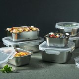 Madkasse Castey C-C600 S�lvfarvet Rustfrit st�l 600 ml #25