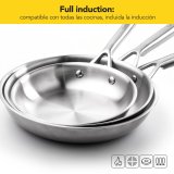 Stegepande Castey E-S22 Gr� Rustfrit st�l � 22 cm #22