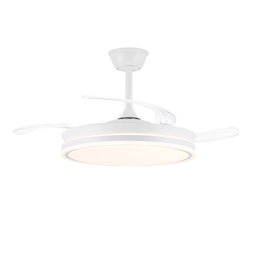 Loftsventilator CristalRecord EVO RETRAC Gennemsigtig 72 W #2