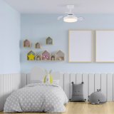 Loftsventilator CristalRecord Hvid  55 cm #5