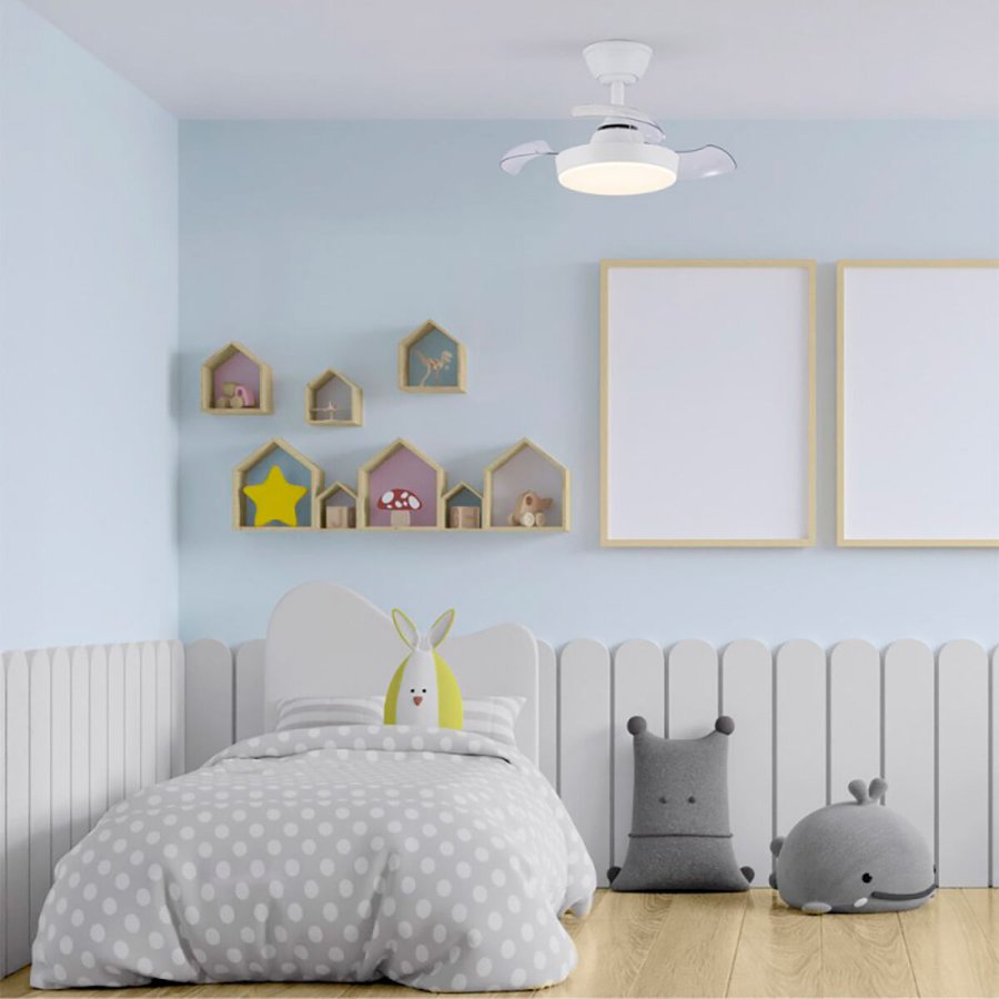 Loftsventilator CristalRecord Hvid  55 cm #5