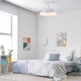 Loftsventilator CristalRecord Hvid 72 W (3000 K) (4000 K) #5