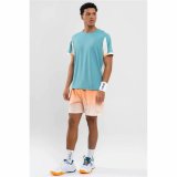 Kort�rmet T-shirt til M�nd Nox Pro Bl� Himmelbl� #4