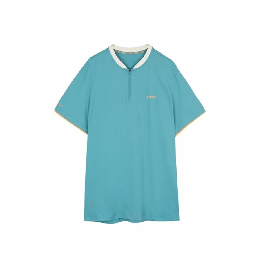 Kort�rmet T-shirt til M�nd Nox Pro Turquesa Bl� #1