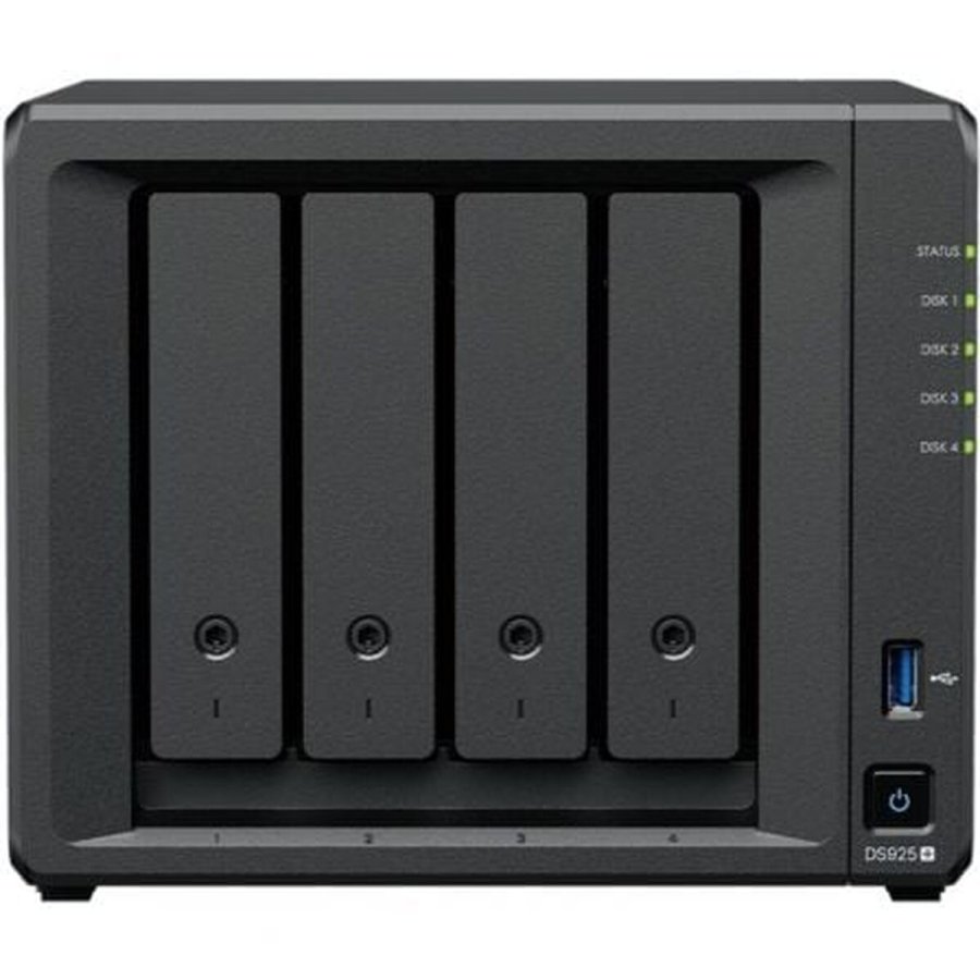 NAS-netvrkslagring Synology DS925+/8G Sort Intel Celeron #1