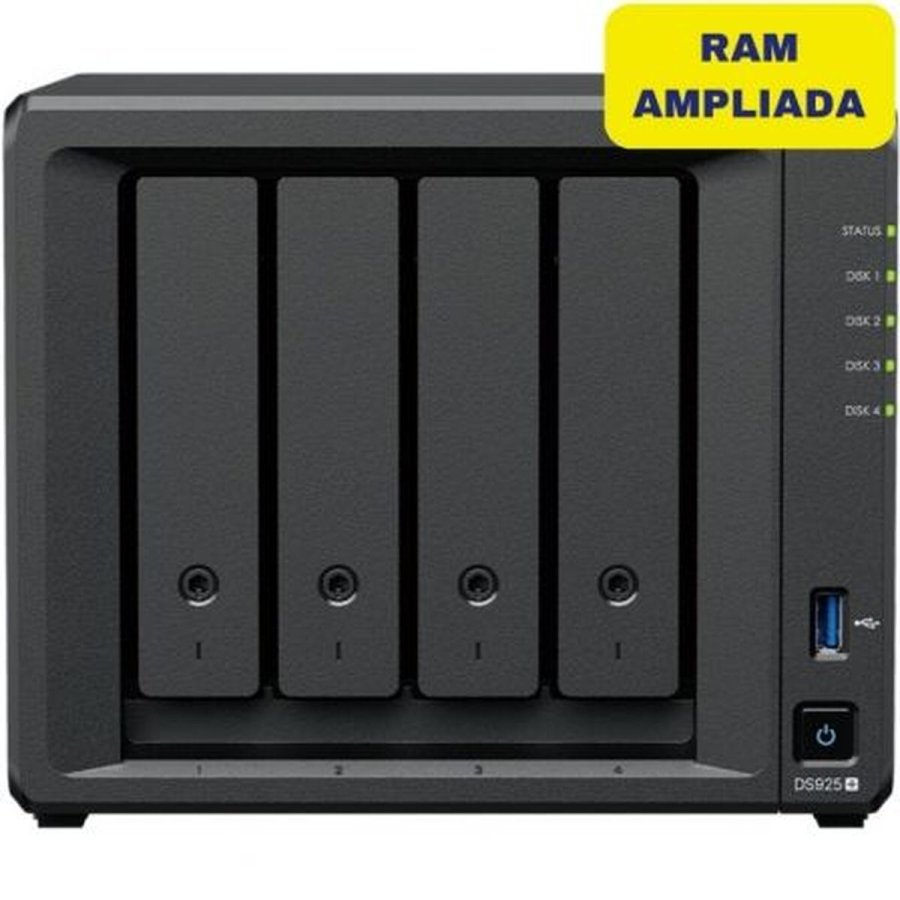 NAS-netvrkslagring Synology DS925+/32G Quad Core Sort #1