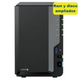 NAS-netvrkslagring Synology DS225+/6G 8TB Sort Intel Celeron #1