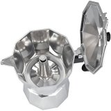 Italiensk Kaffekande JATA CCA6          * Slvfarvet 6 Kopper Aluminium #2