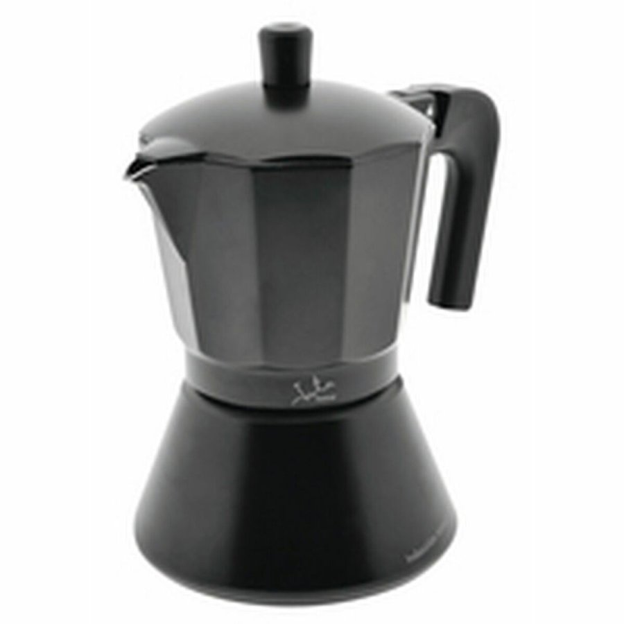 Italiensk Kaffekande JATA CFI6 Sort Aluminium 6 Kopper 1 L #1