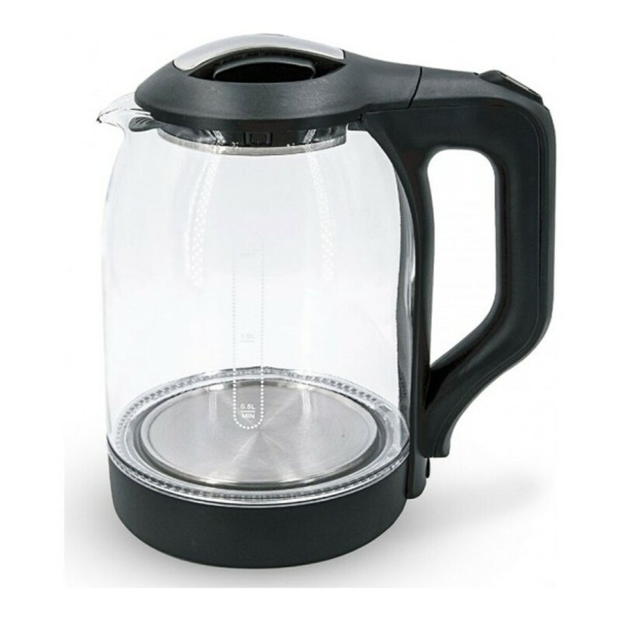 Kedel COMELEC 1,8 L 1500W Sort Hvid Rustfrit stl 1500 W 2200 W #1