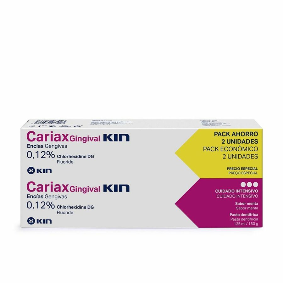 Tandpasta Kin Cariax Gingival (2 Dele) (2 x 125 ml) #1