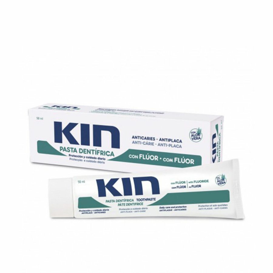 Fluorid tandpasta Kin Kin Pasta Dentfrica 50 ml #1