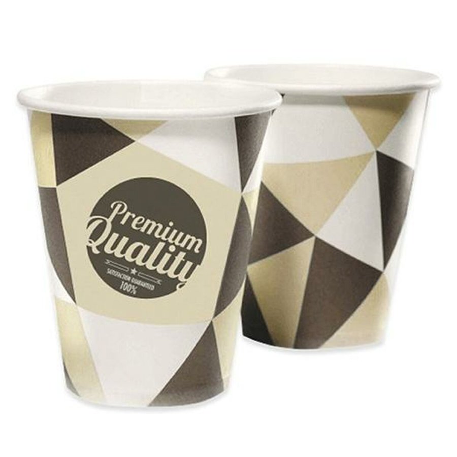 S�t af genanvendelige kopper Maxi Products Pap 250 ml 50 Dele #1