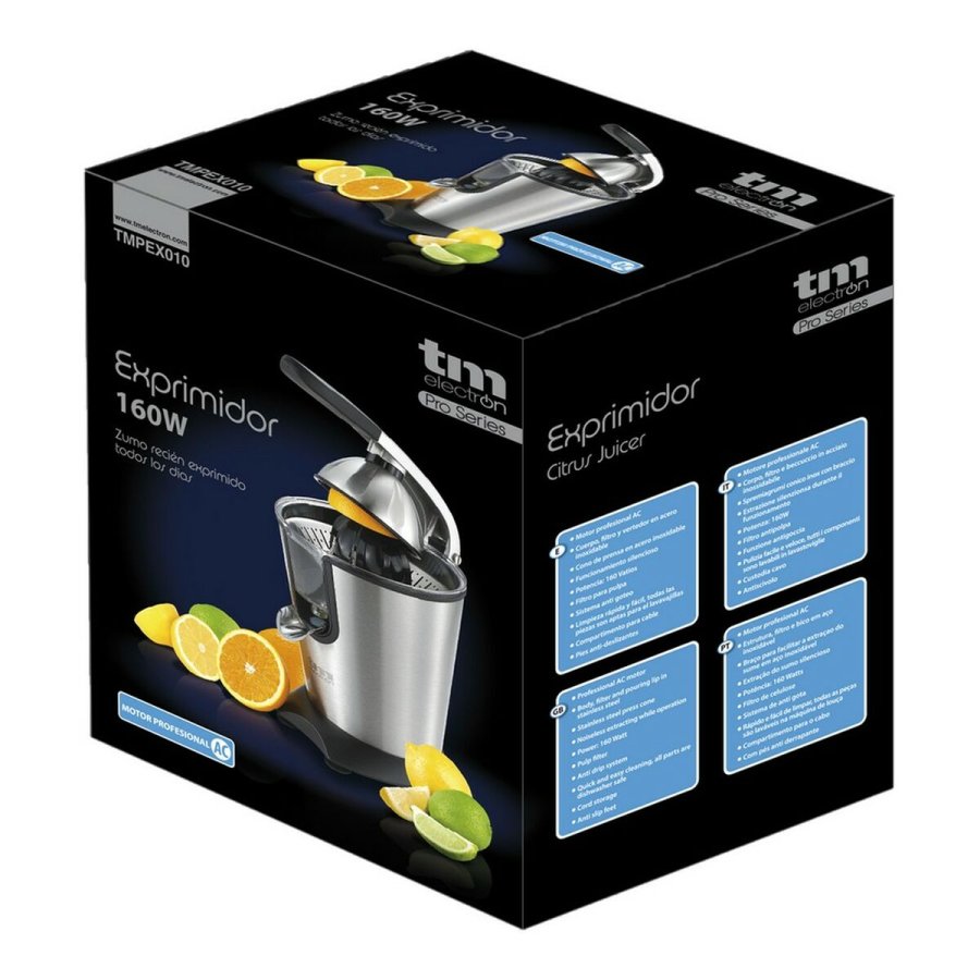 Elektrisk juicer TM Electron Rustfrit stl 160 W #9