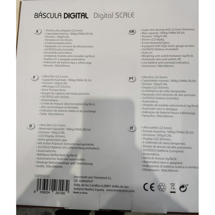 Digital badevgt TM Electron Hvid #5