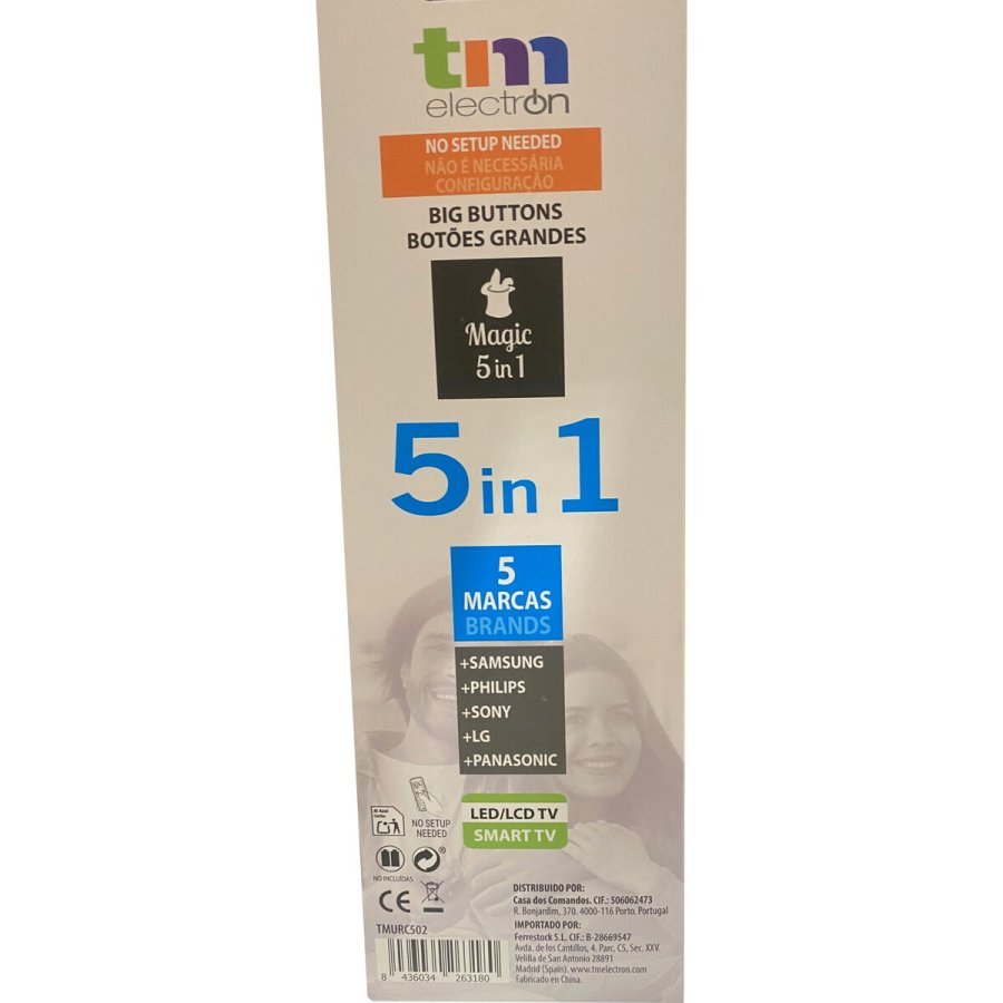 Fjernbetjening TM Electron SAMSUNG, LG, PHILIPS, SONY, PANASONIC Sort #2