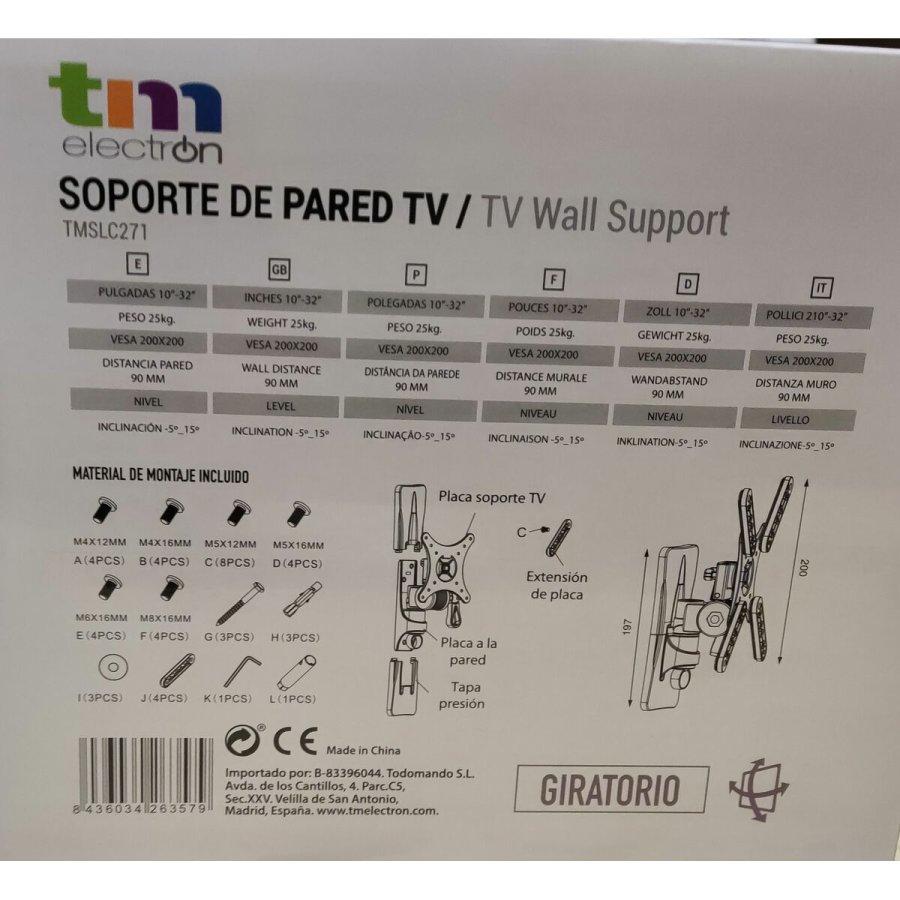 TV-holder TM Electron 25 kg 10