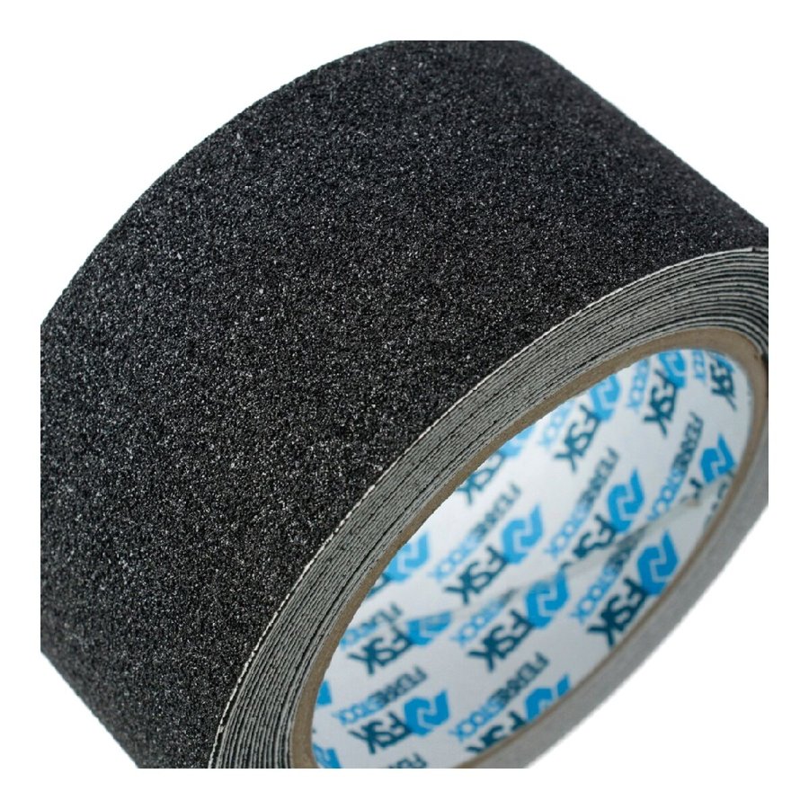 Selvkl�bende b�nd Ferrestock 5 m x 50 mm Sort Anti-Skrid #5