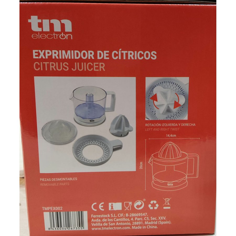 Elektrisk juicer TM Electron 30W (600 ml) #3