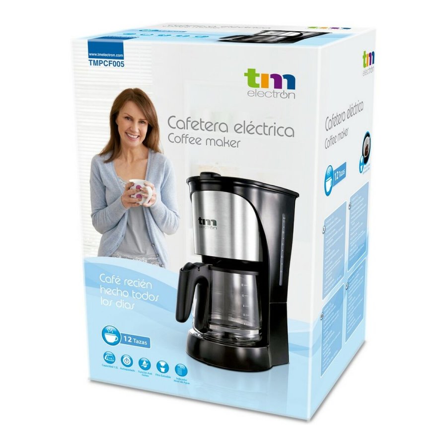 Drip Coffee Machine TM Electron 1000W 1,5 L 12 Skodelice #7