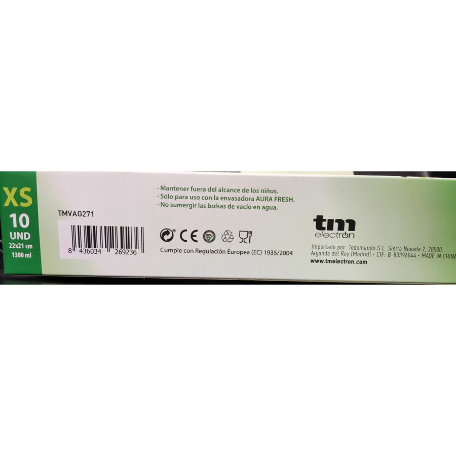 Pakketasker TM Electron Vakuumpakket 22 x 21 cm (10 uds) #3
