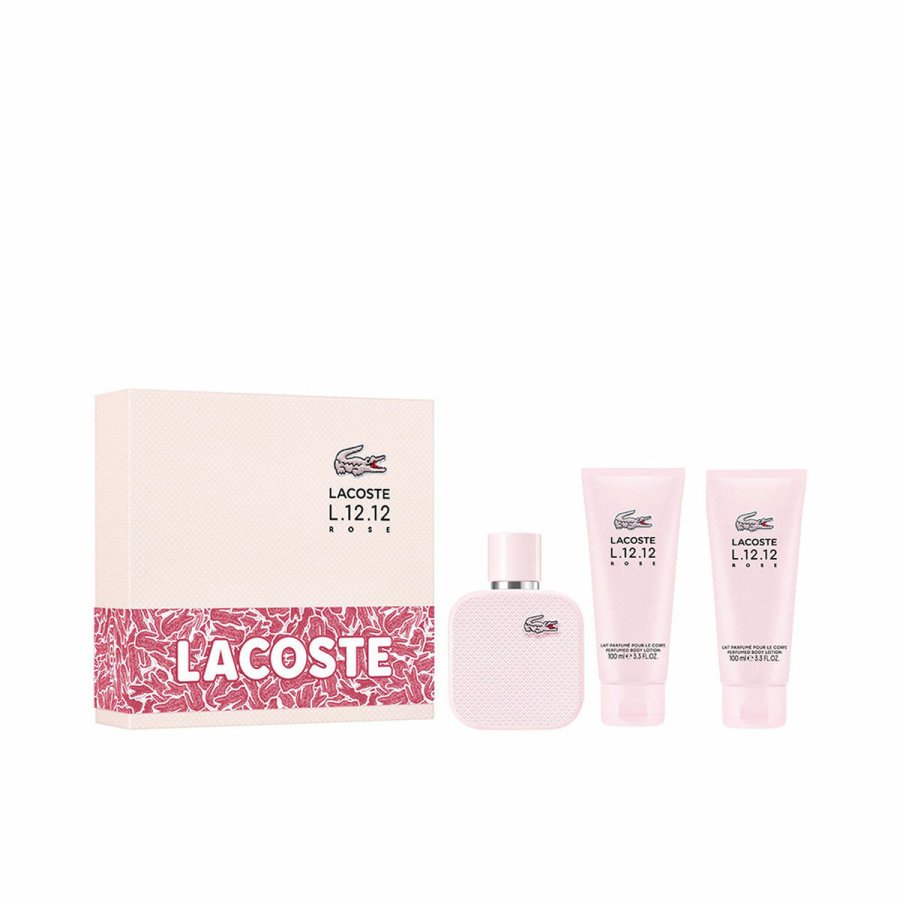 Parfume st til kvinder Lacoste L.12.12 POUR ELLE 3 Dele #1