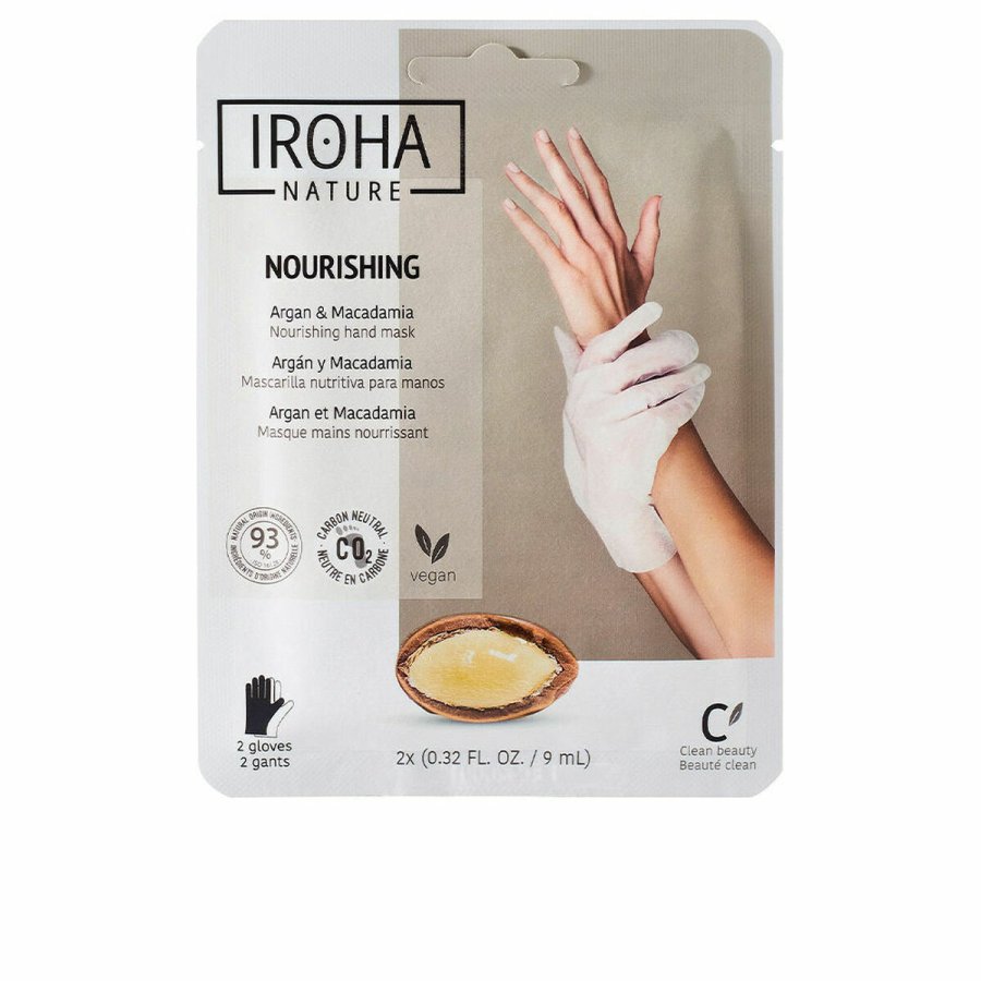 Handsker til Hnd Behandling Iroha Argan Macadamia Macadamiand Argo (1 enheder) #1