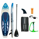 Oppustelige Paddle Surf Board med tilbehr  Kohala Sunshine Hvid (305 x 81 x 12 cm) #1