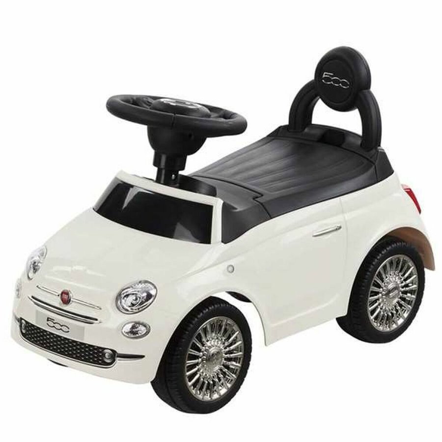G Vogne RIDE ON CAR FIAT 500 WHITE Hvid #1