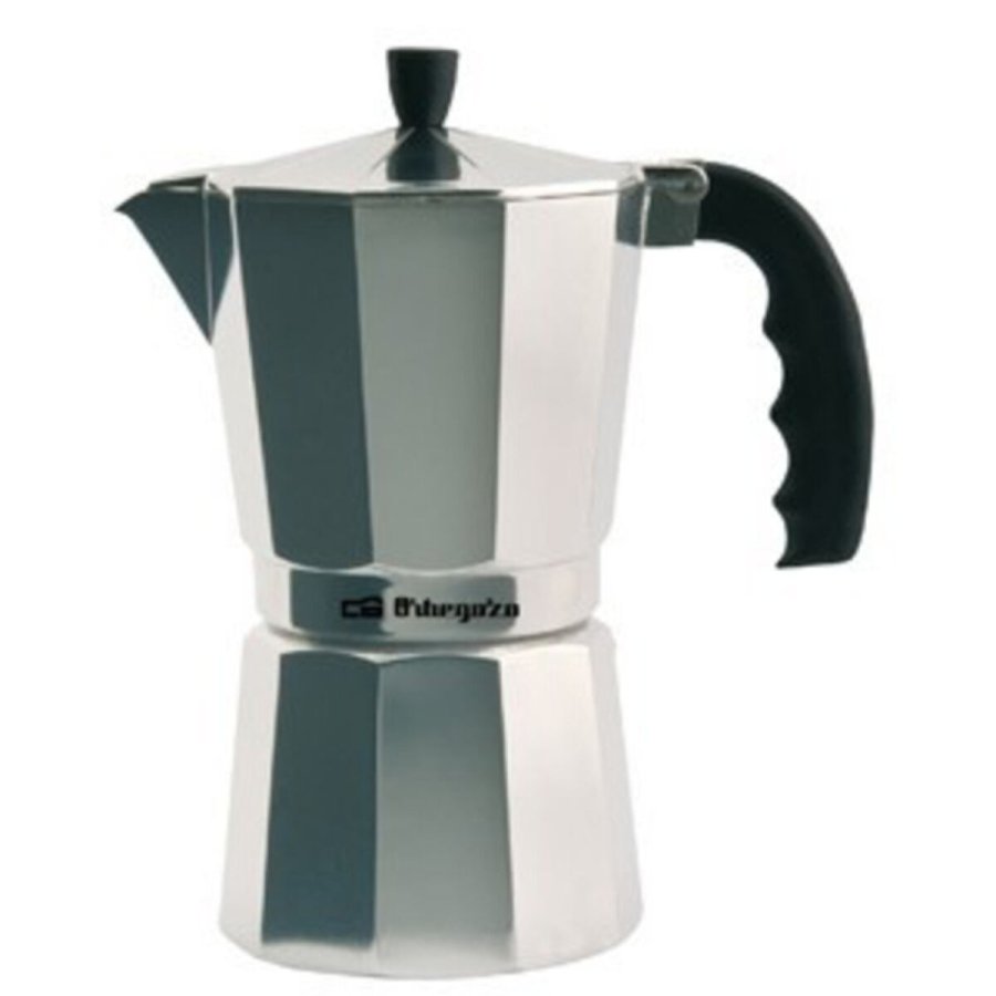 Italiensk Kaffekande Orbegozo KF 100  1T Slvfarvet Aluminium 1 Kop #1