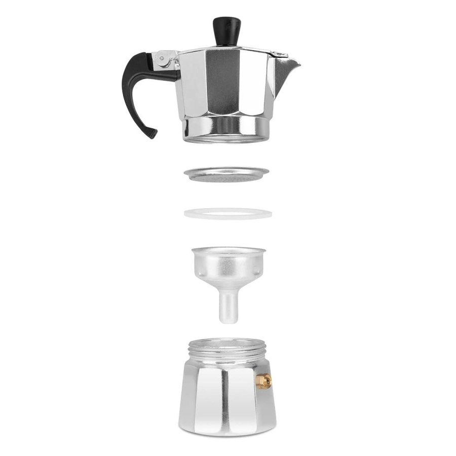 Italiensk Kaffekande Orbegozo KF 100  1T Slvfarvet Aluminium 1 Kop #5