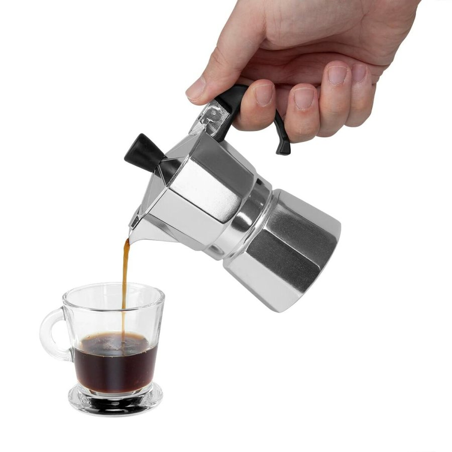Italiensk Kaffekande Orbegozo KF 100  1T Slvfarvet Aluminium 1 Kop #6