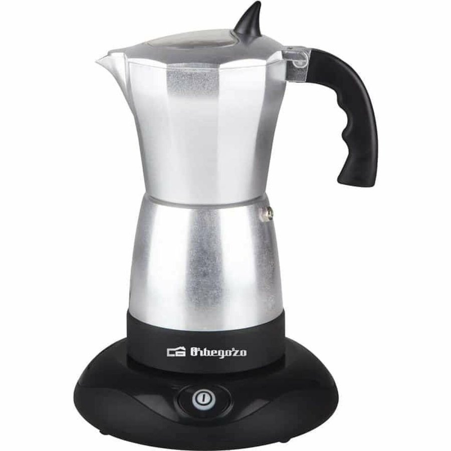 Italiensk Kaffekande Orbegozo KFE660 Slvfarvet Aluminium 6 Kopper #1