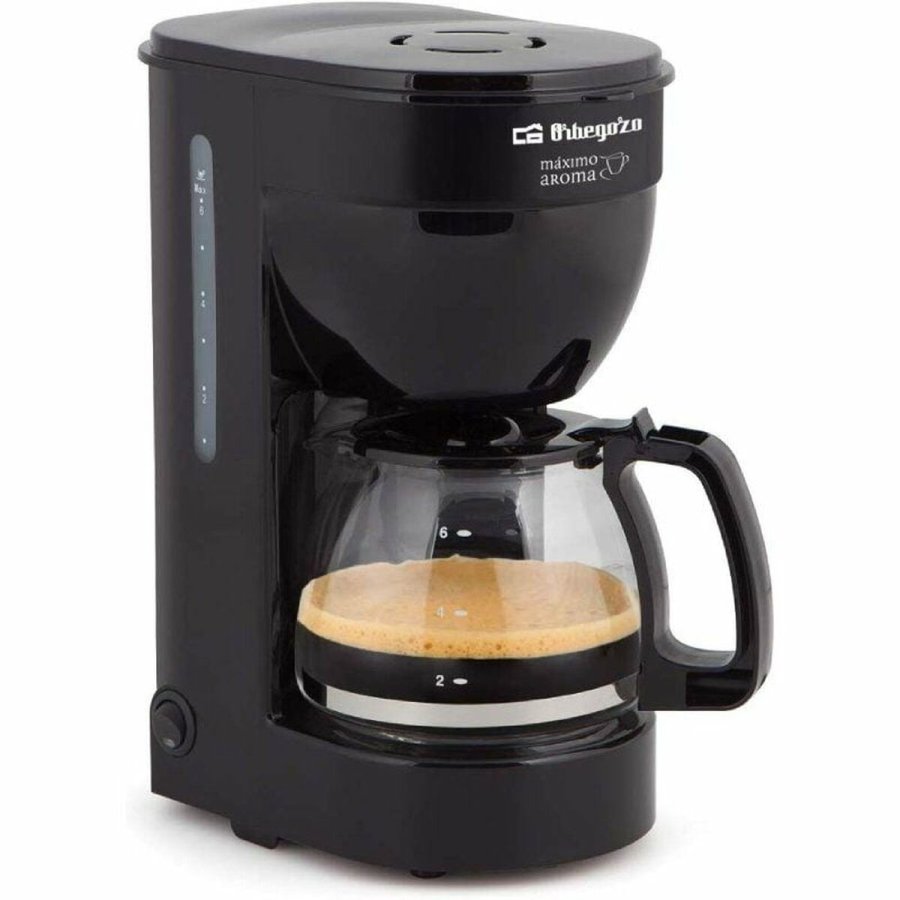 Drip Coffee Machine Orbegozo 16878 OR Sort 650 W 6 Kopper #1