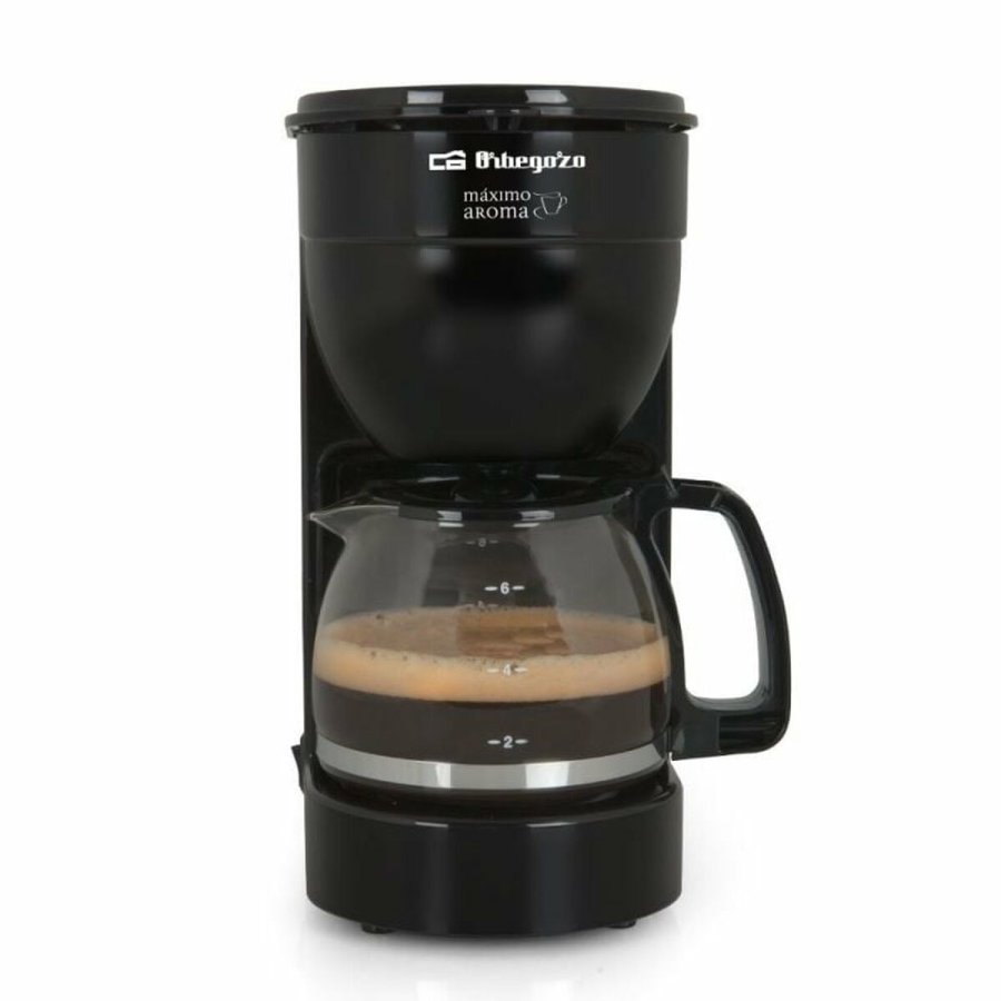 Drip Coffee Machine Orbegozo 16878 OR Sort 650 W 6 Kopper #5