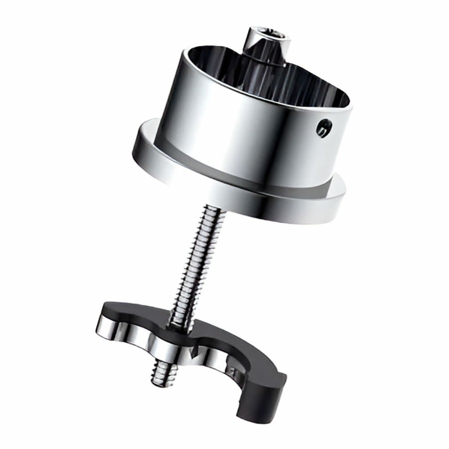 Hane med blandingsbatteri Verhal serie trazo S�lvfarvet Rustfrit st�l C-formet #2