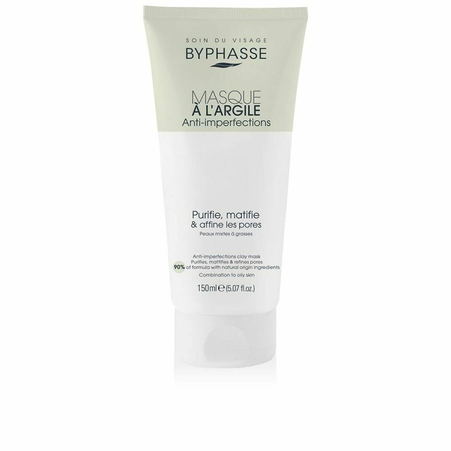 Ansigtsmaske Byphasse Mascarilla De Arcilla Behandling mod ufuldkommenheder Mattende finish Ler 150 ml #1