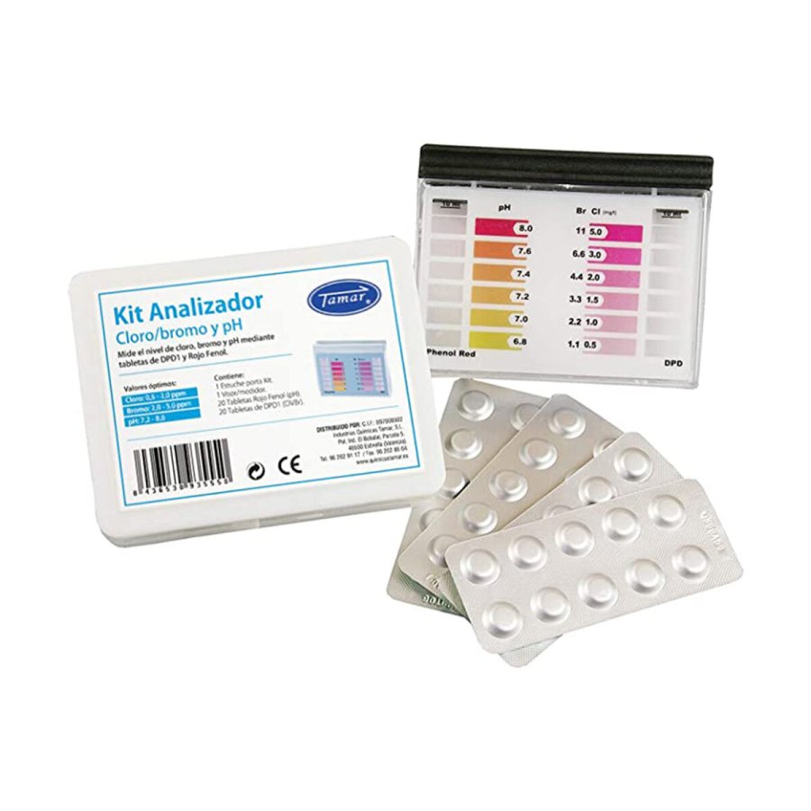 Vedligeholdelsesst til swimmingpool Tamar dpd1 1175600000 pH-test #1