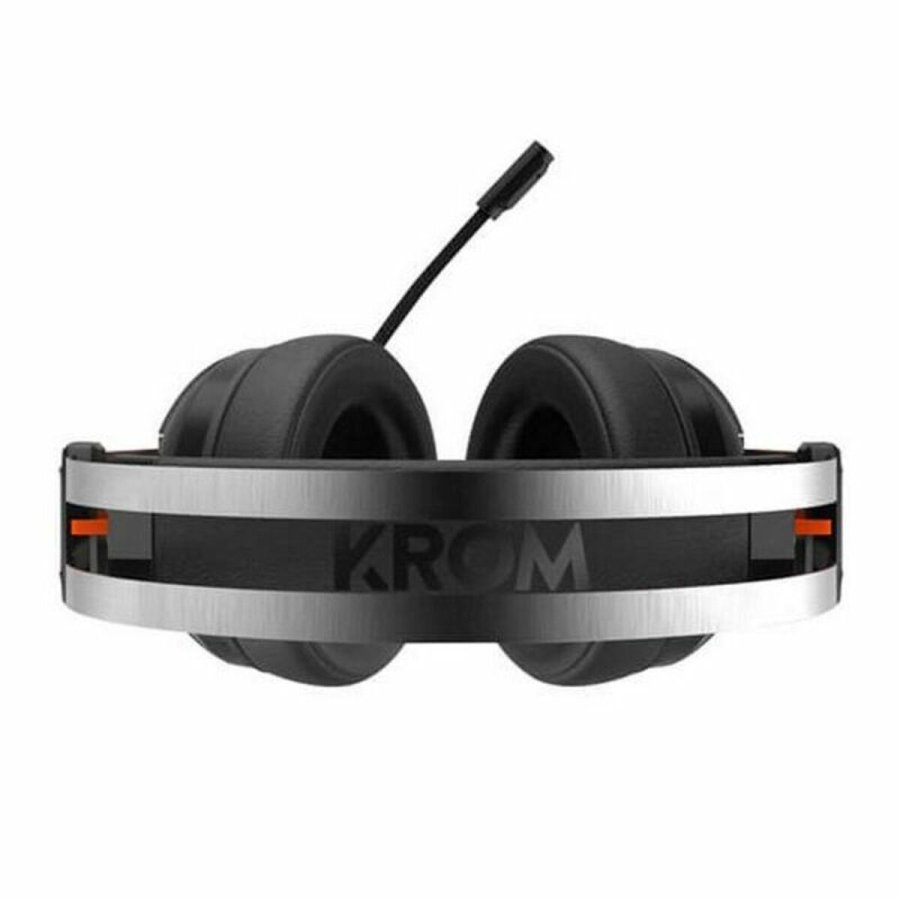 Gaming headset med mikrofon Krom NXKROMKDE Sort Sort/Orange #7