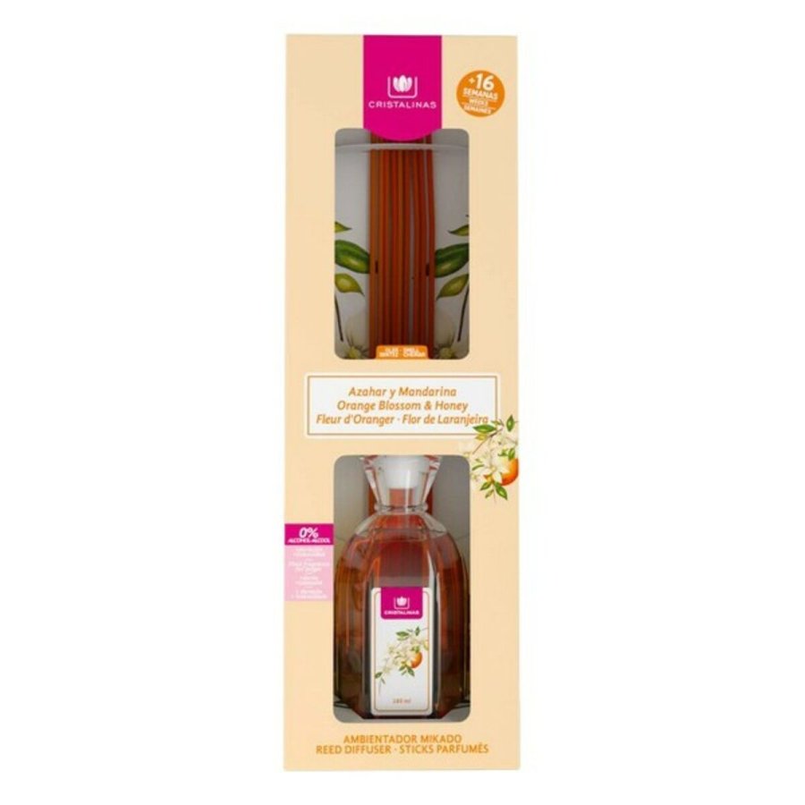 Luftfrisker Mikado Cristalinas Mikado Appelsinblomst 180 ml #5