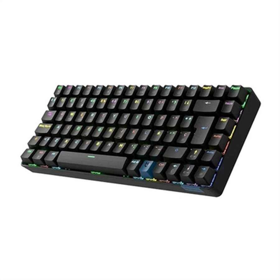 Tastatur Hiditec GKE010005 Sort Spansk qwerty QWERTY #1