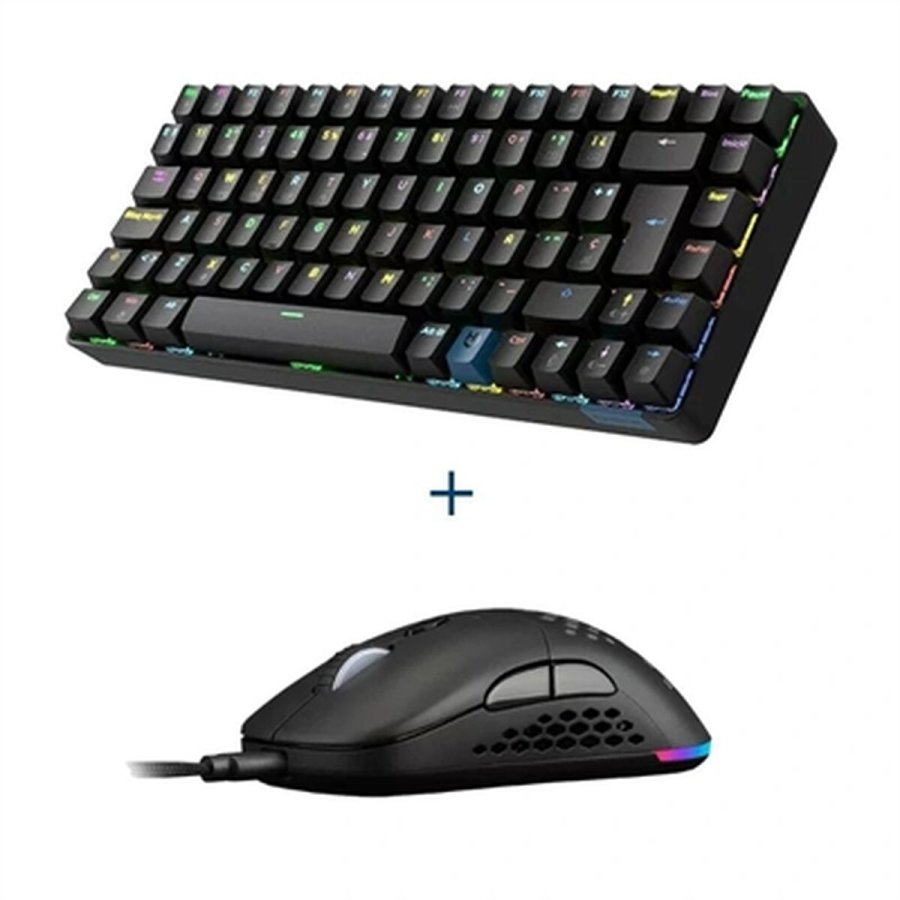 Tastatur og mus Hiditec GKE010006 Spansk qwerty #1