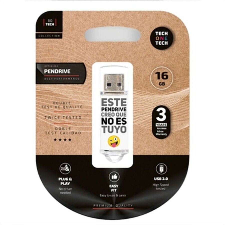 USB-stik Tech One Tech TEC4007 16 GB #1