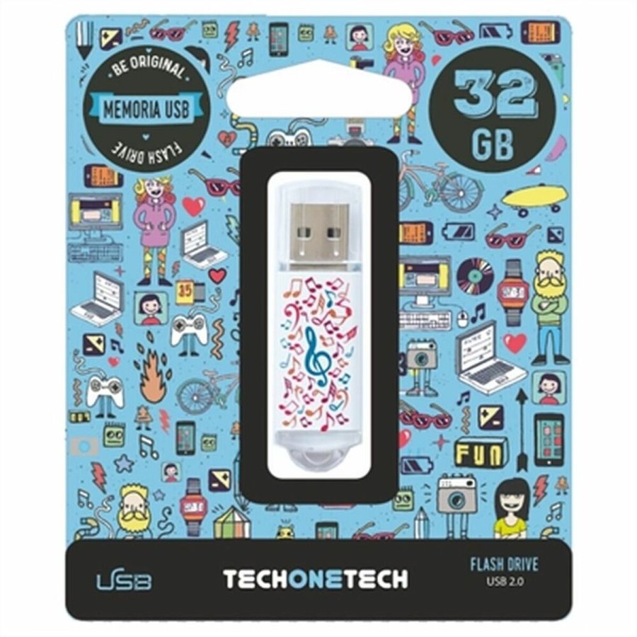 USB-stik Tech One Tech TEC4003-32 32 GB #1