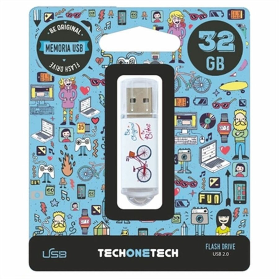 USB-stik Tech One Tech TEC4005-32 32 GB #1