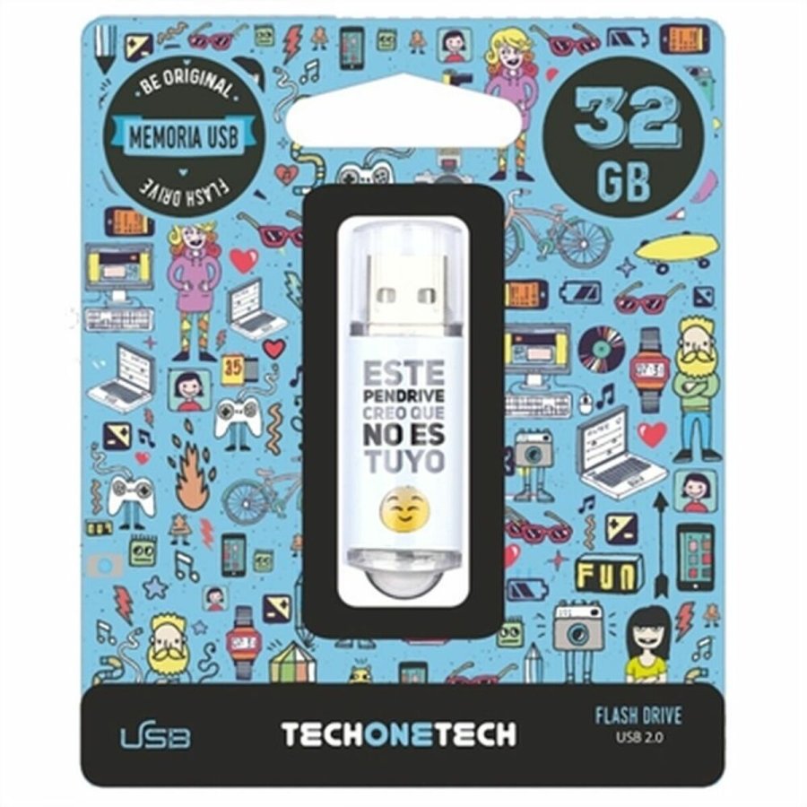 USB-stik Tech One Tech TEC4007-32 32 GB #1