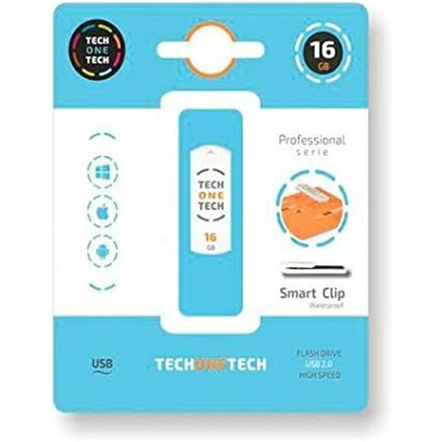 USB-stik Tech One Tech Pro Smart Clip 16 GB #1
