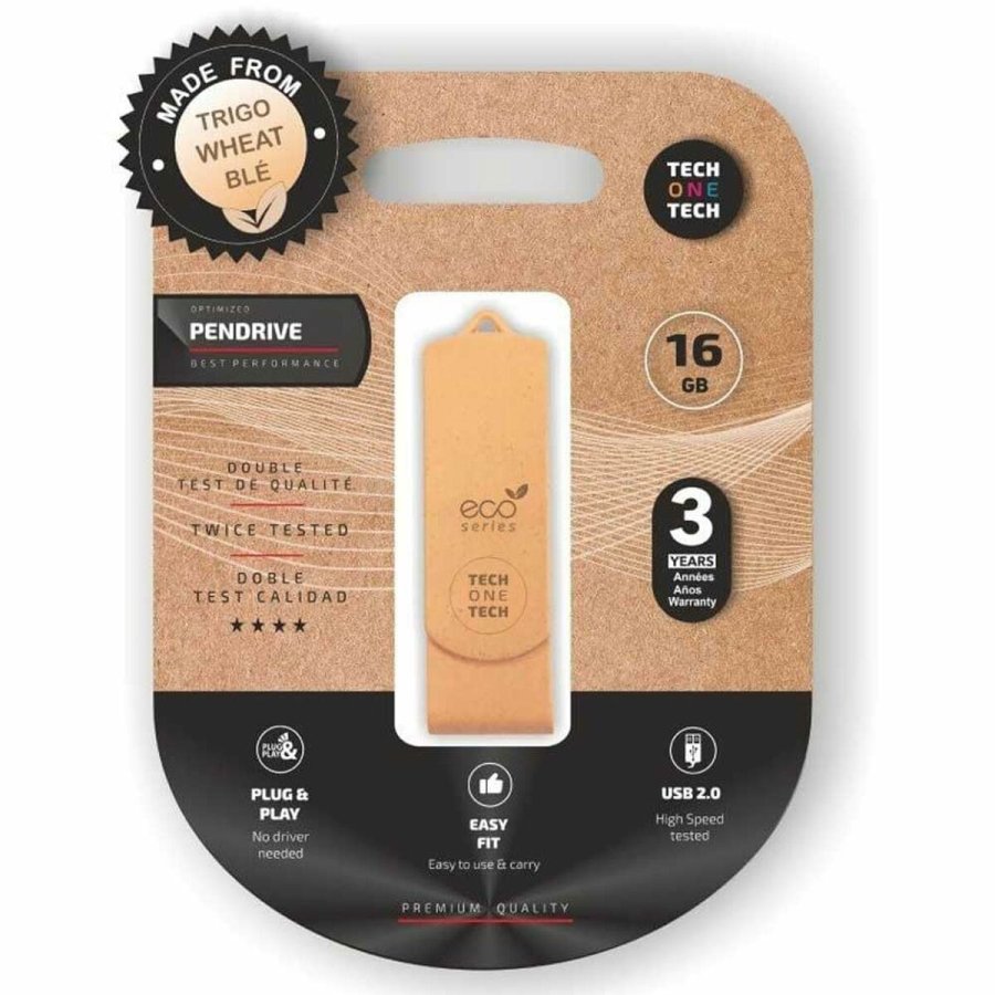 USB-stik Tech One Tech Ecotech 16 GB #1